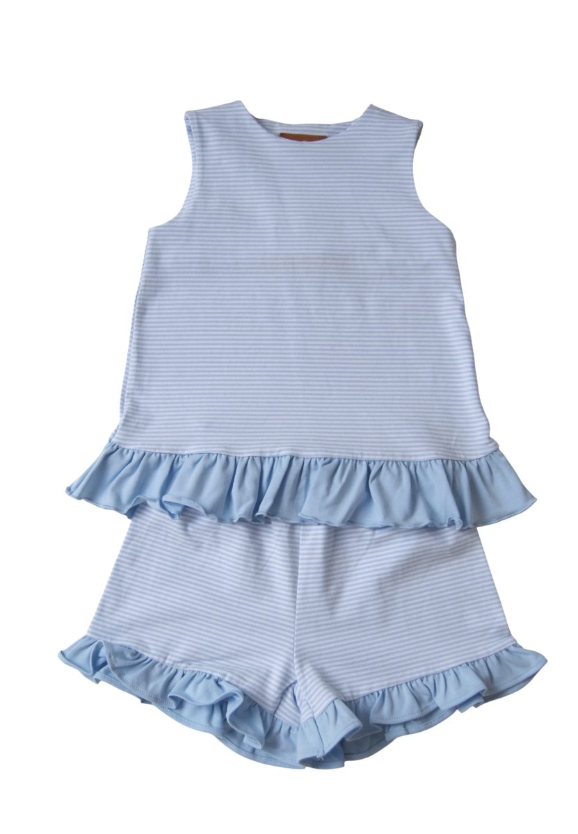 Leah Short Set - Blue