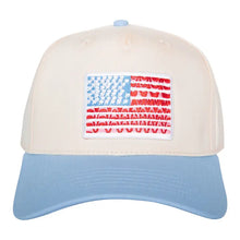 American Flag Two - Toned Fitted Hat