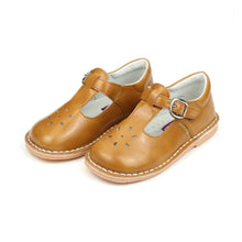 Joy Waxed Leather T-Strap Mary Jane