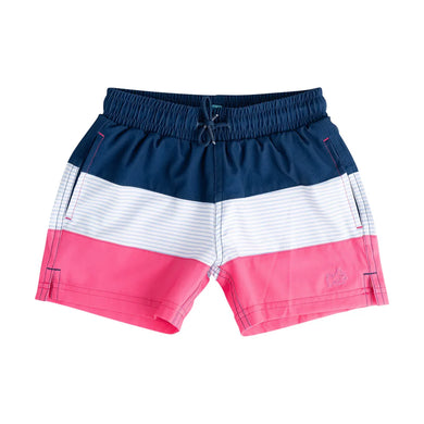 Stripe Boogie Board Swim Trunks