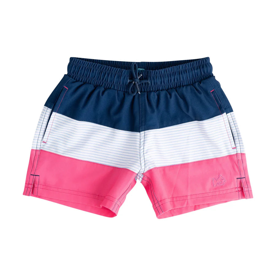 Stripe Boogie Board Swim Trunks