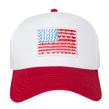 American Flag Two - Toned Fitted Hat