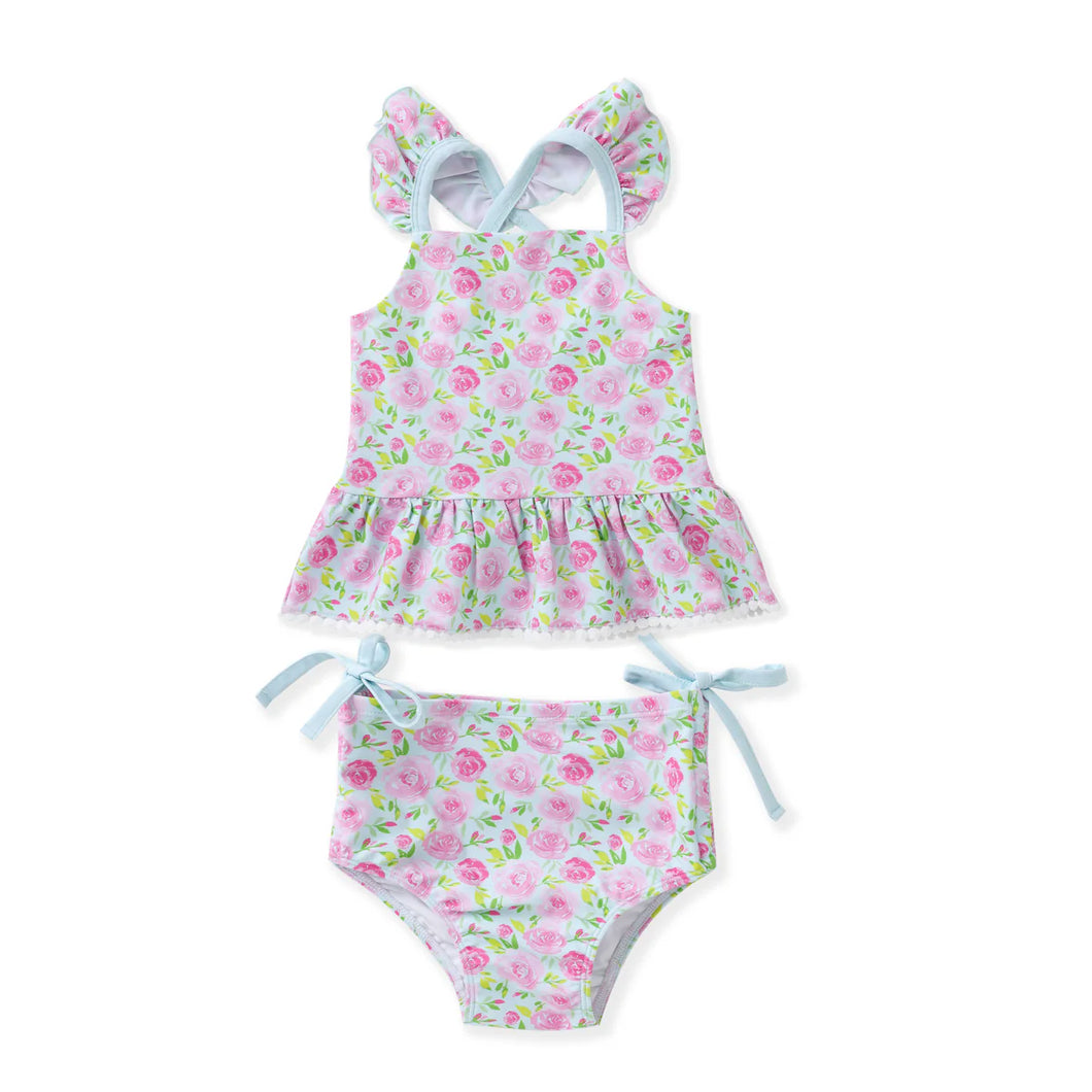 Swoon Kids Pink Posies 2 PC Swim