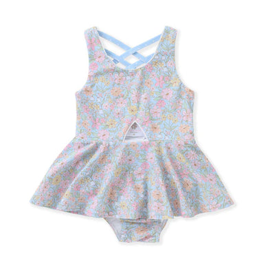 Swoon Kids Watercolor Garden 1 PC Swimsuit