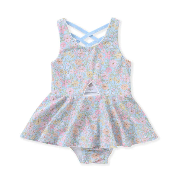 Swoon Kids Watercolor Garden 1 PC Swimsuit