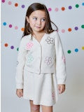 Design Girl Flower Suede Set
