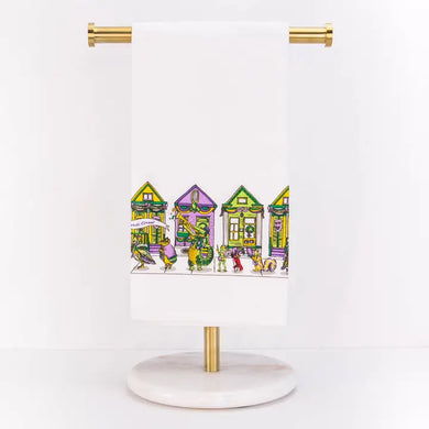 Mardi Gras Parade Hand Towel