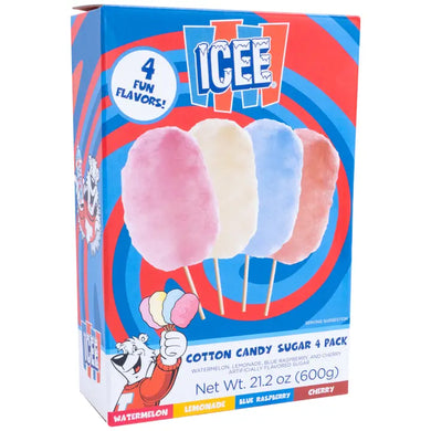 Icee 4 Pack Cotton Candy Sugars