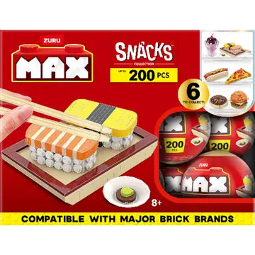 Zuru max premium bricks snacks construction