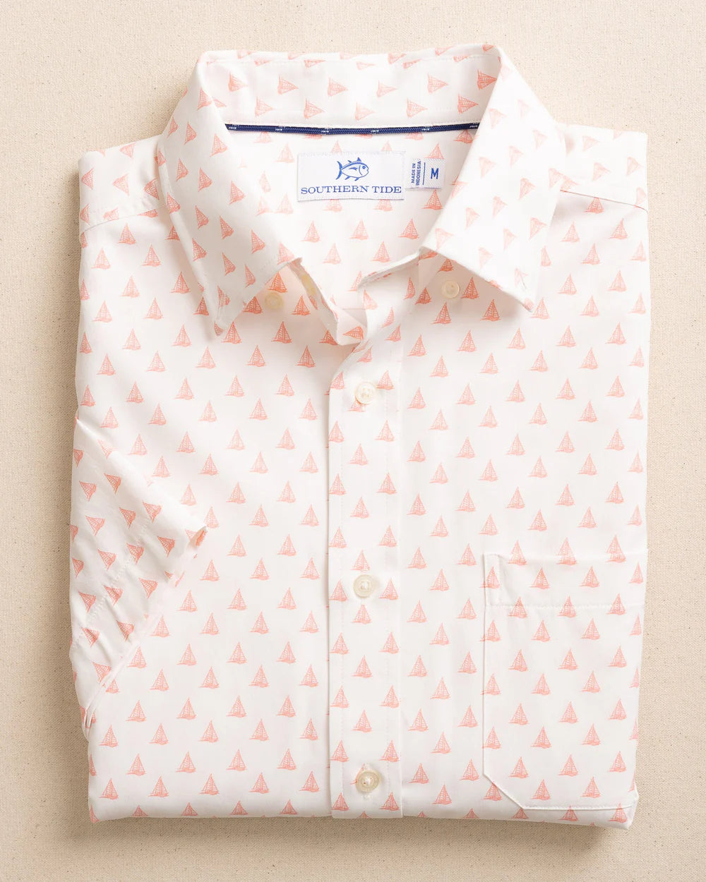 Classic White Y SS Floatin Along Sportshirt