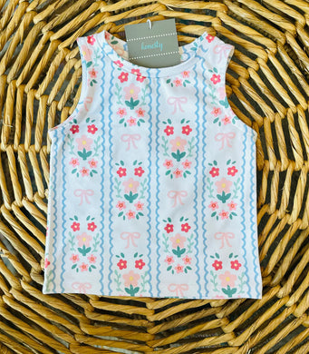 Floral Bow Lib Tank
