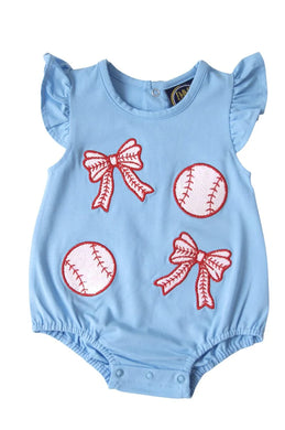 Baseball Applique A/S Bubble