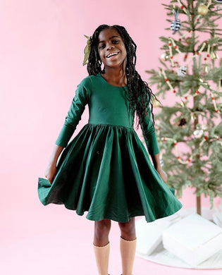 Gwendolyn Dress In Evergreen