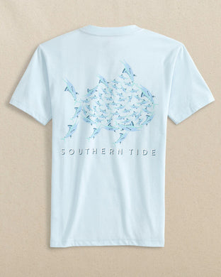 Dewdrop Blue Y SS Sailfish Swim SJ Fill Tee