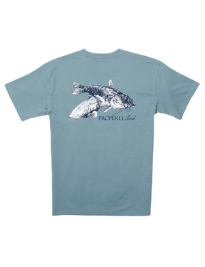 Boys Mudcat SS Steel Blue