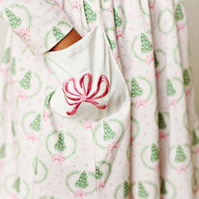 Christmas Tree Bow Pocket Dress
