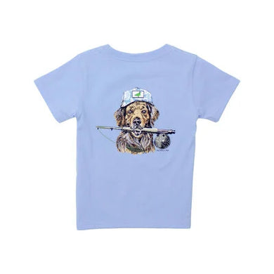 Boys Fishing Buddy SS Light Blue