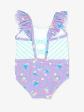 Purple Garden Pinafore One Piece