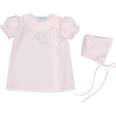 Preemie Pink Lovebirds Daygown Set