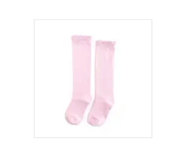 Cotton Candy Lace Top Knee High