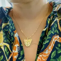 Fierce Leopard Necklace