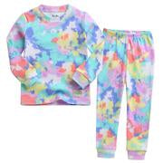 Vaenait Baby Tie Dyeing Long Sleeve PJs