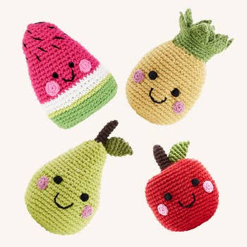 Friendly Fruit Rattle Starter Pack