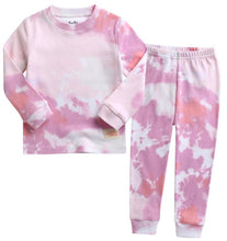Vaenait Baby Tie Dyeing Long Sleeve PJs