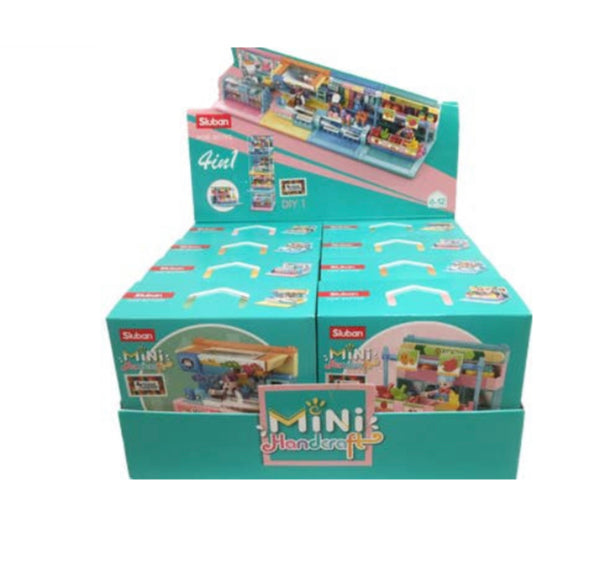 Mini-Handcrafts Food Shops Display Box