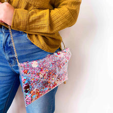 THE ESSENTIALS CONVERTIBLE CONFETTI CLUTCH