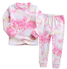 Vaenait Baby Tie Dyeing Long Sleeve PJs