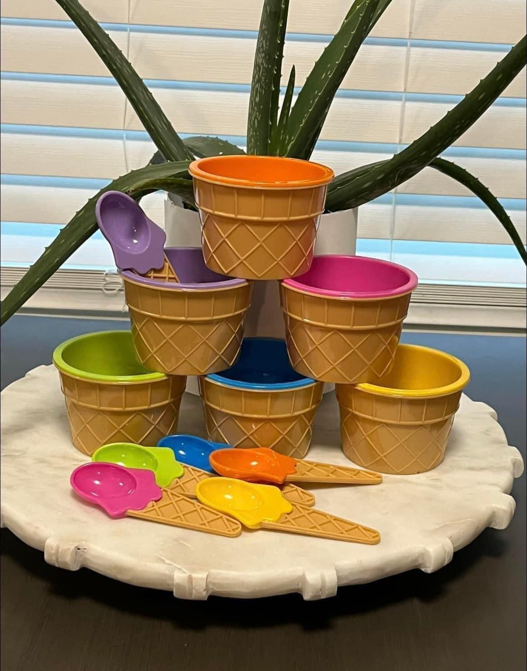 Ice Cream Bowl with spoon