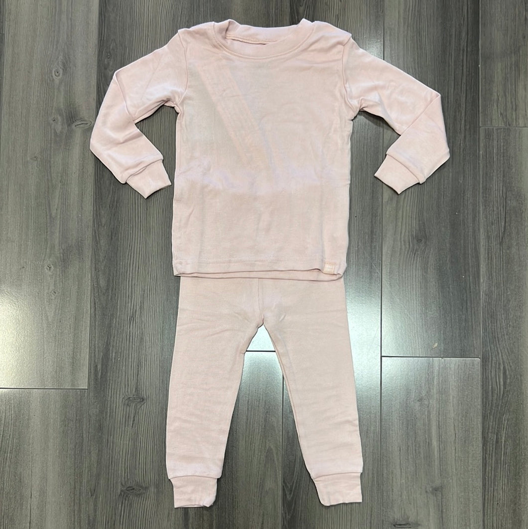 Milk Pink Modal Long Pajama Set