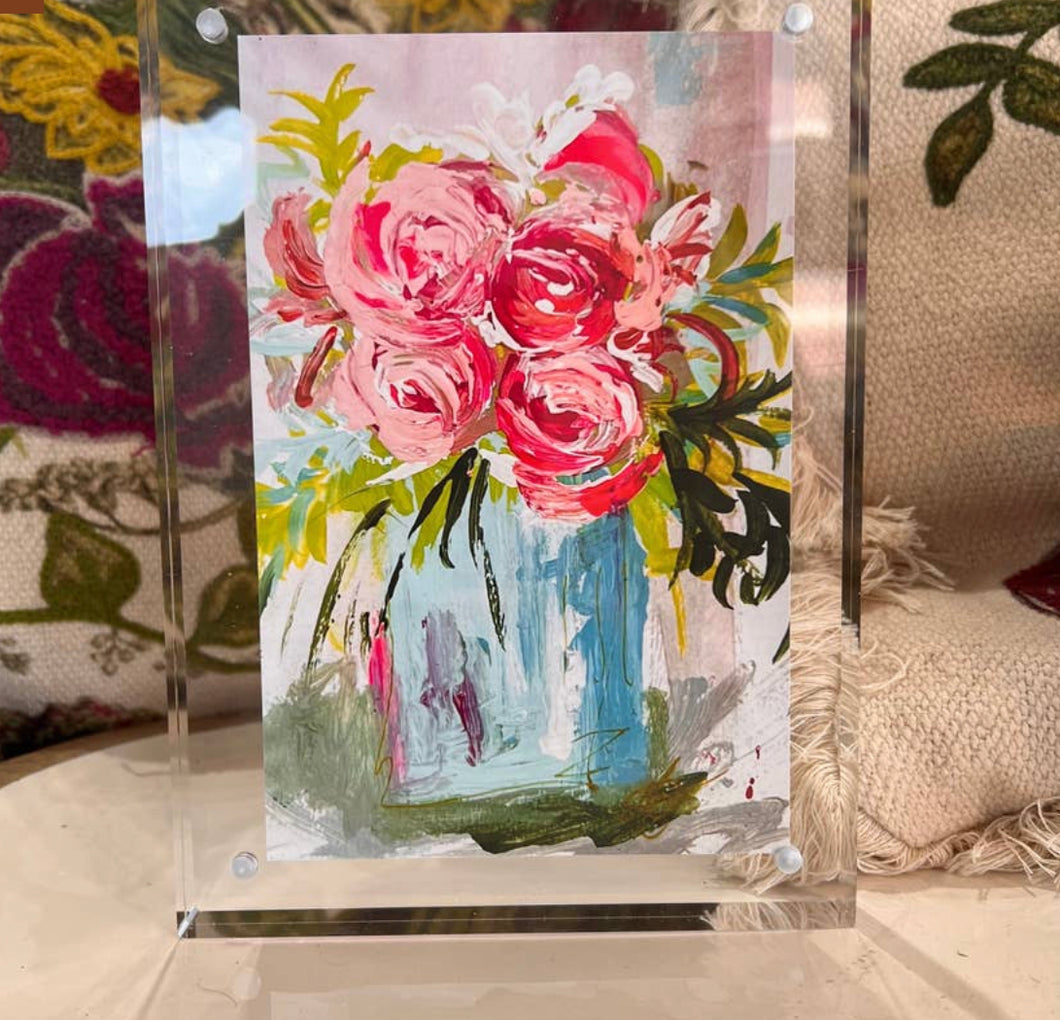 Spring Bouquet Painted Acrylic